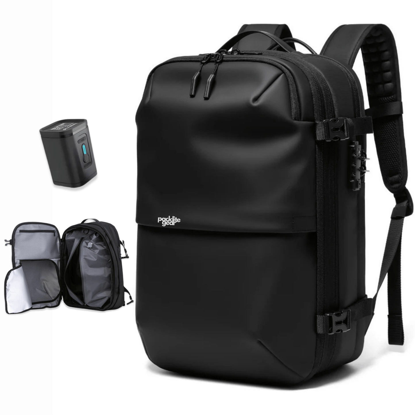 Best  travel backpack for men with a free air pump. Perfect carry on backpack